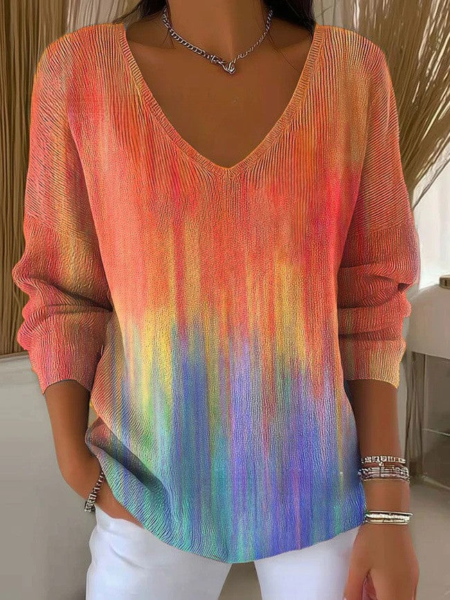 SOPHIE | V-Neck Knit Sweater