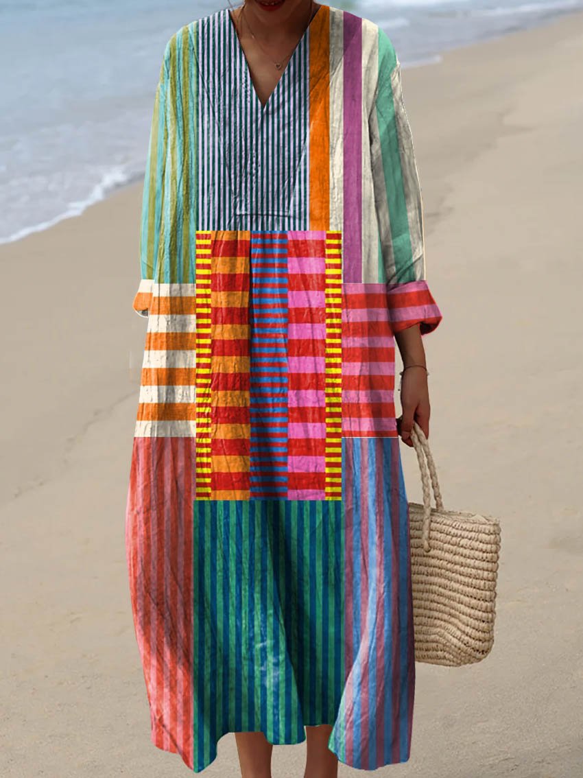 Imee™ - Vintage Geometric Dress