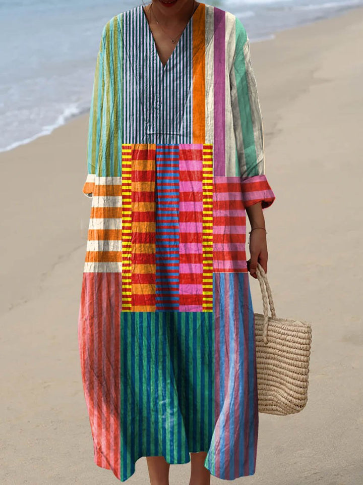 Imee™ - Vintage Geometric Dress