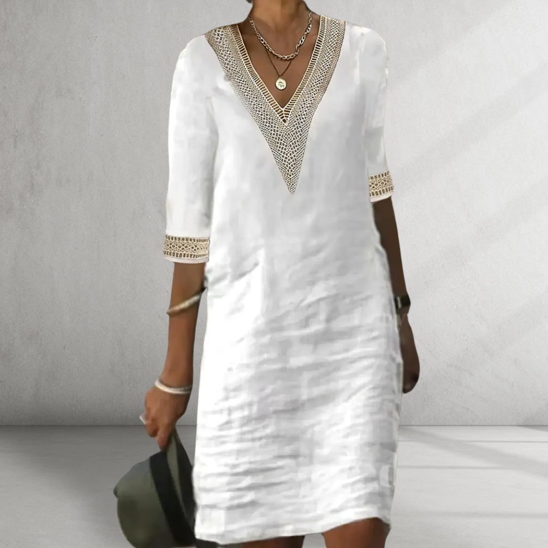 Paige™ - Cotton Linen Summer Dress