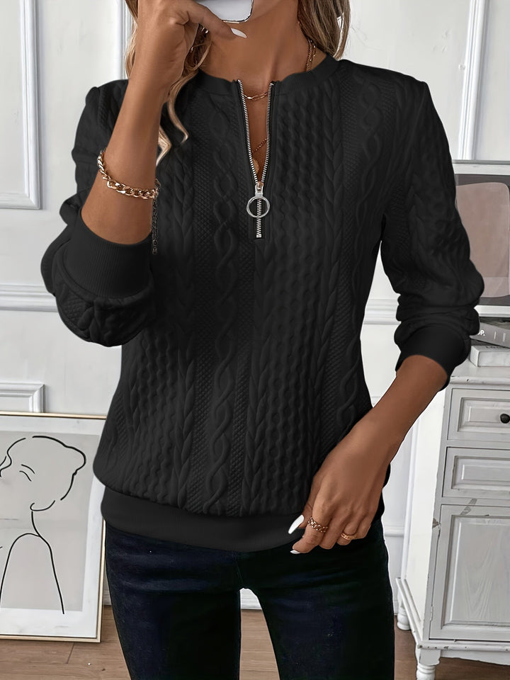Tarra™ - Elegant Jumper with Zip