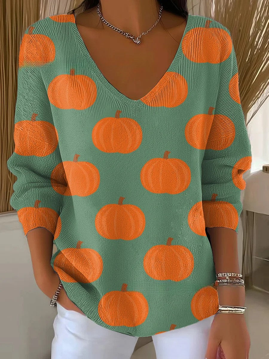 LUCIE | V-Neck Knitted Sweater
