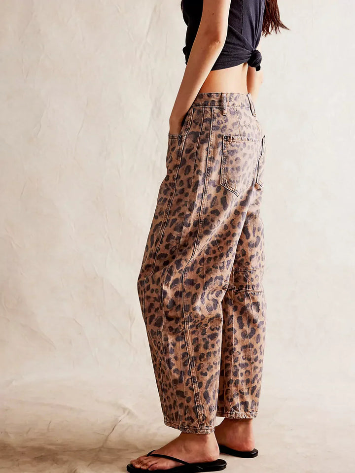 Terry™ - Print Baggy Jeans