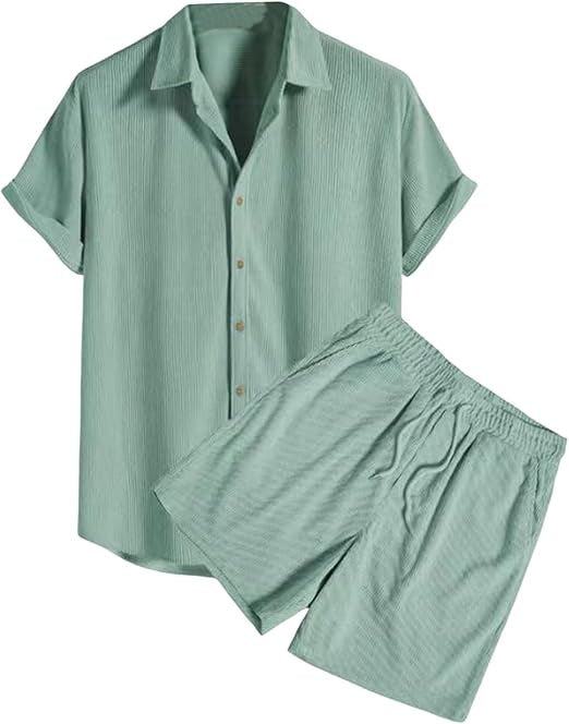 Dashiell™ - Button-Up Shirt and Shorts Set