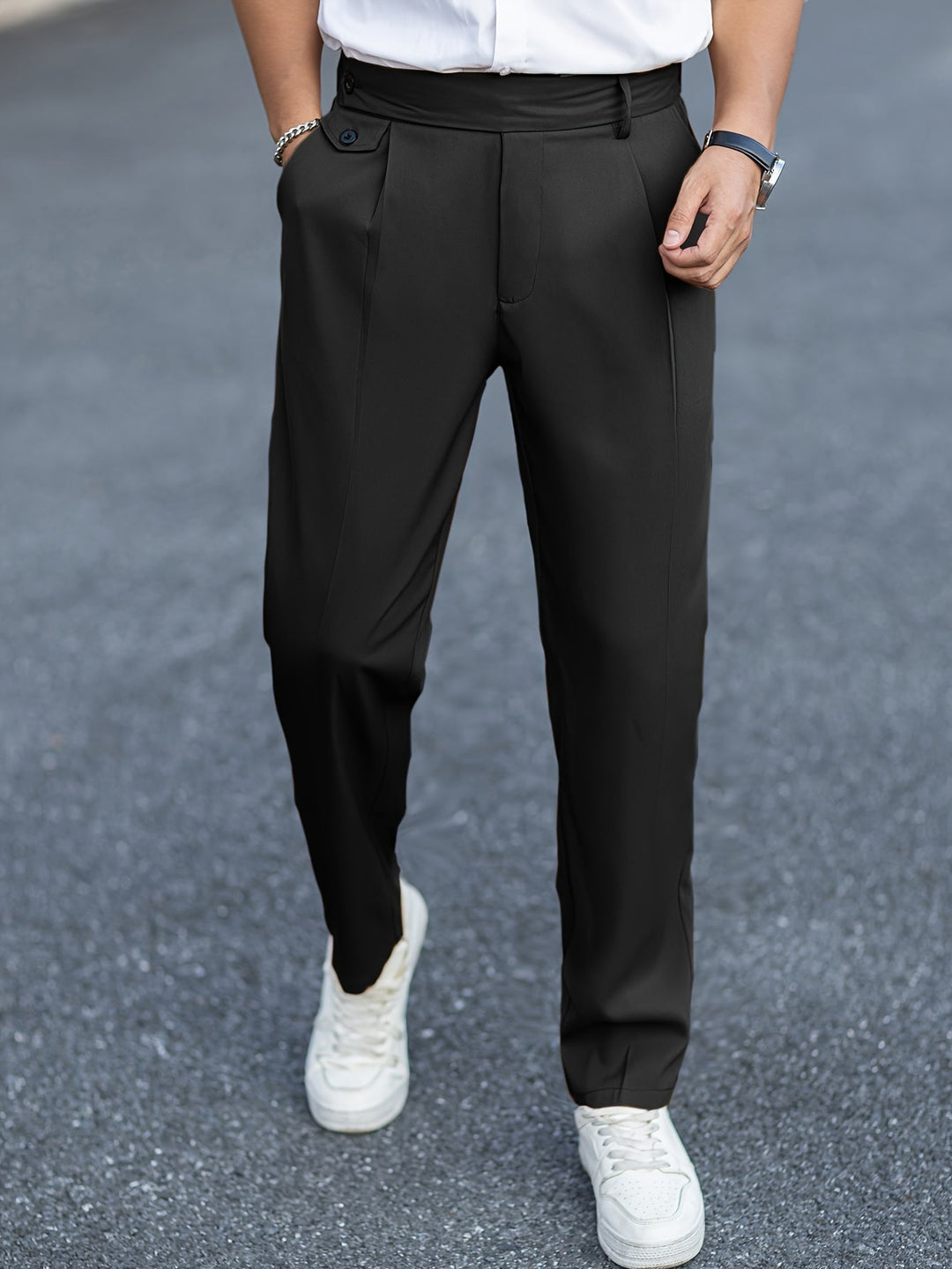 Vintage Loose Fit Trousers