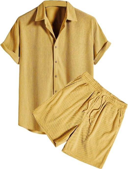 Dashiell™ - Button-Up Shirt and Shorts Set