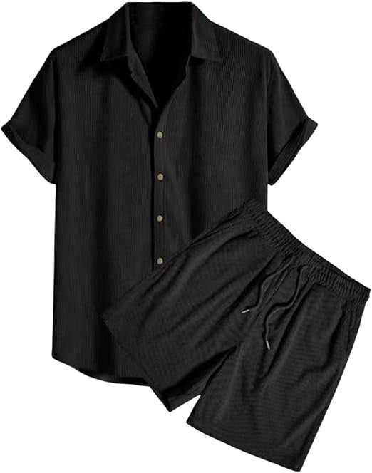 Dashiell™ - Button-Up Shirt and Shorts Set