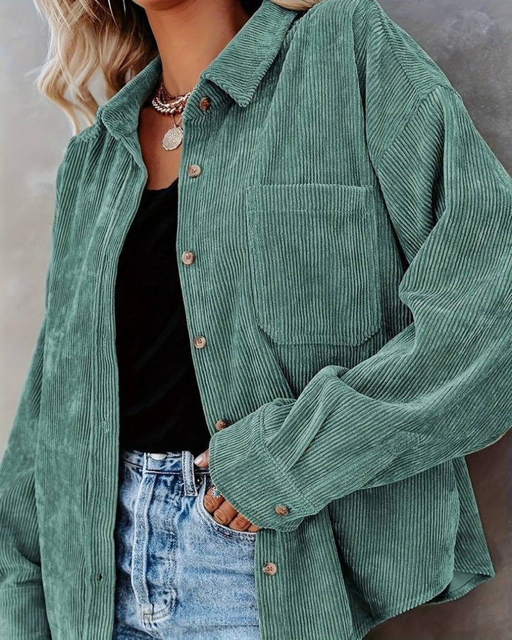 Gwen™ Vintage velvet shirt