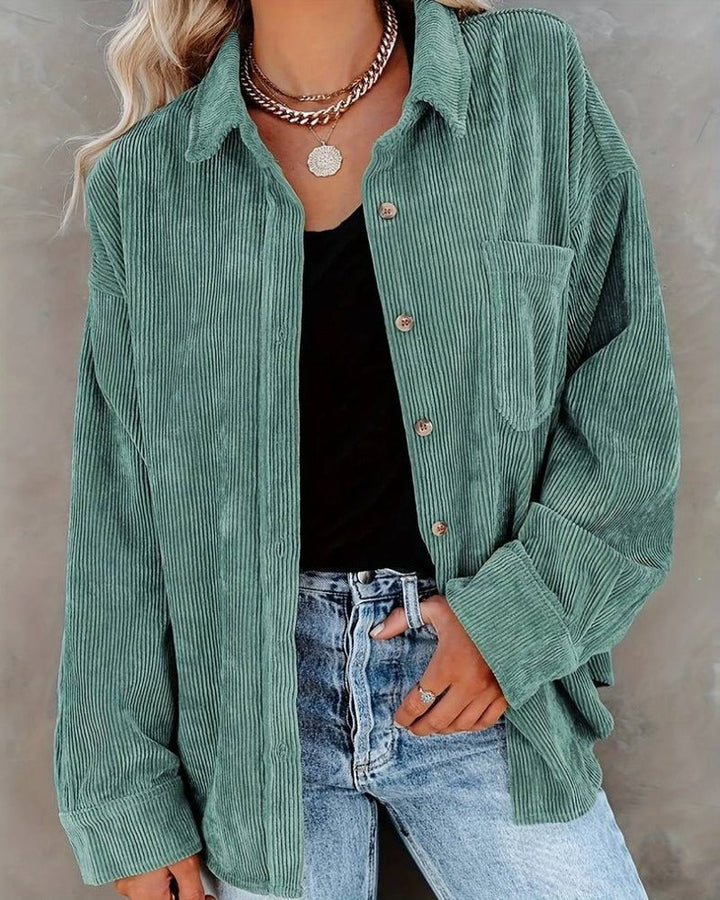 Gwen™ Vintage velvet shirt