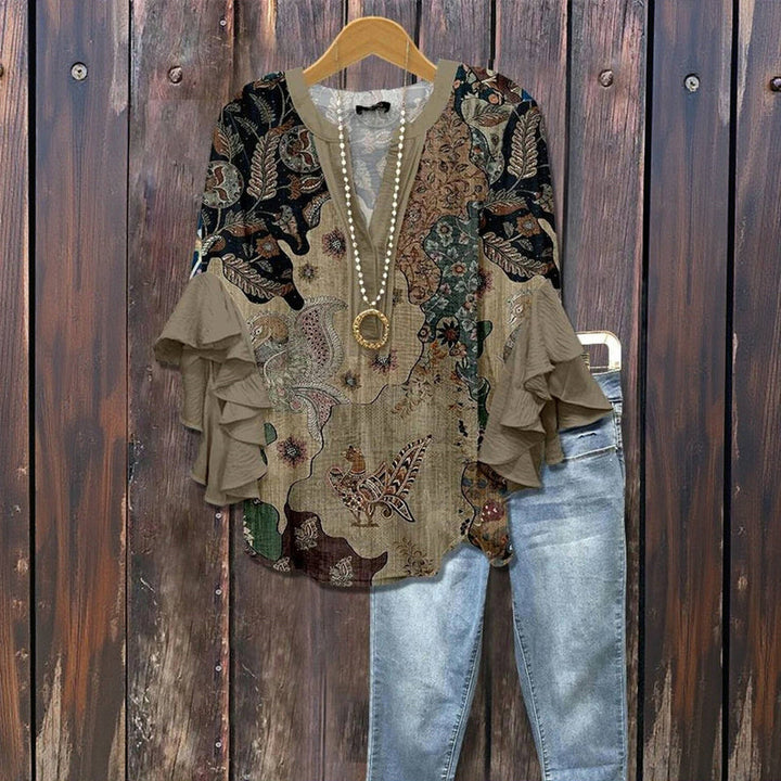 Holiday Lovely Blouse - Flowy