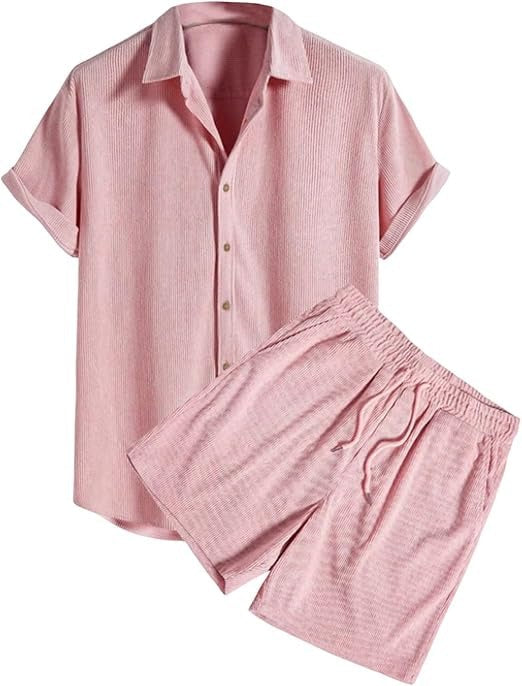 Dashiell™ - Button-Up Shirt and Shorts Set