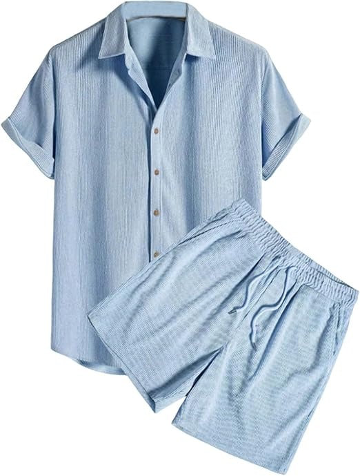 Dashiell™ - Button-Up Shirt and Shorts Set