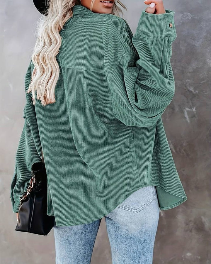 Gwen™ Vintage velvet shirt