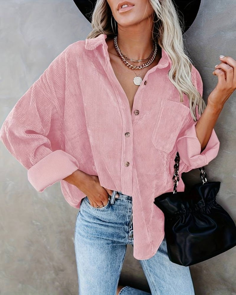 Gwen™ Vintage velvet shirt