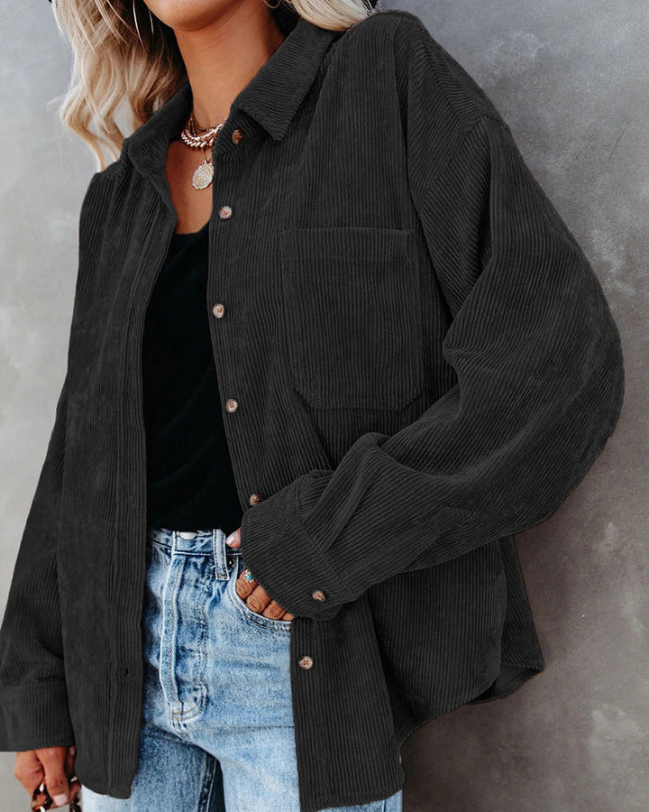 Gwen™ Vintage velvet shirt