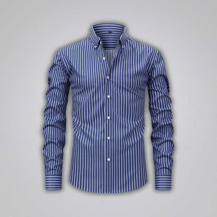 Ewan Striped Button-Up Shirt