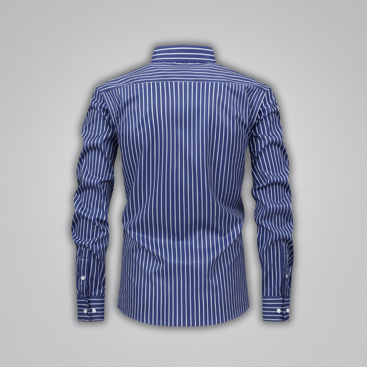 Ewan Striped Button-Up Shirt