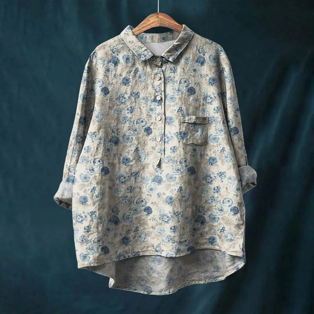 Rhonda™ - Elegant Women's Floral Shirt
