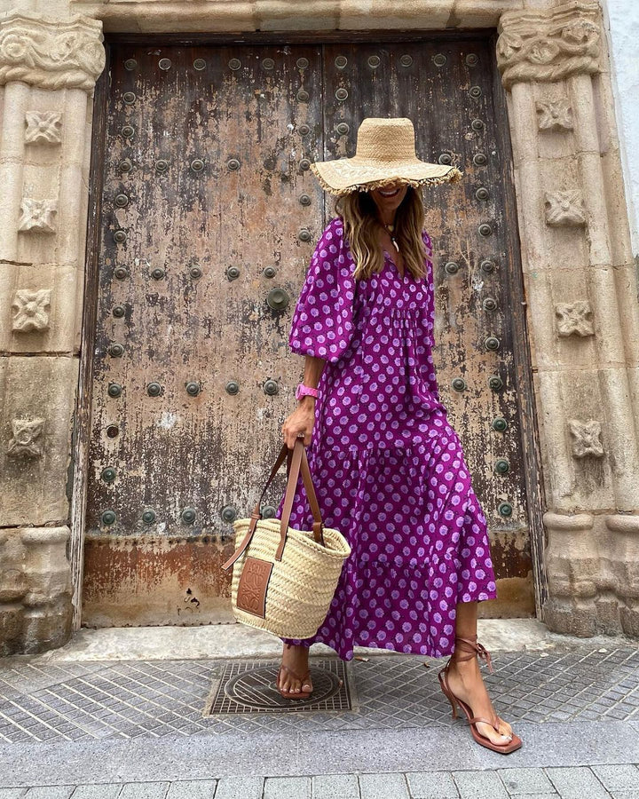 Petalwave™ Flowy Maxi Dress