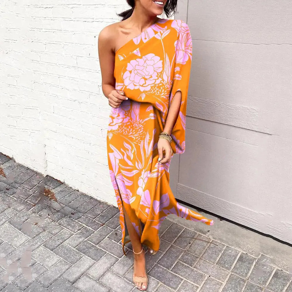 Mikee™ - One-Shoulder Elegant Dress
