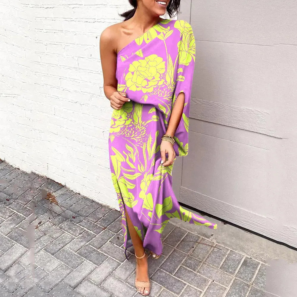 Mikee™ - One-Shoulder Elegant Dress