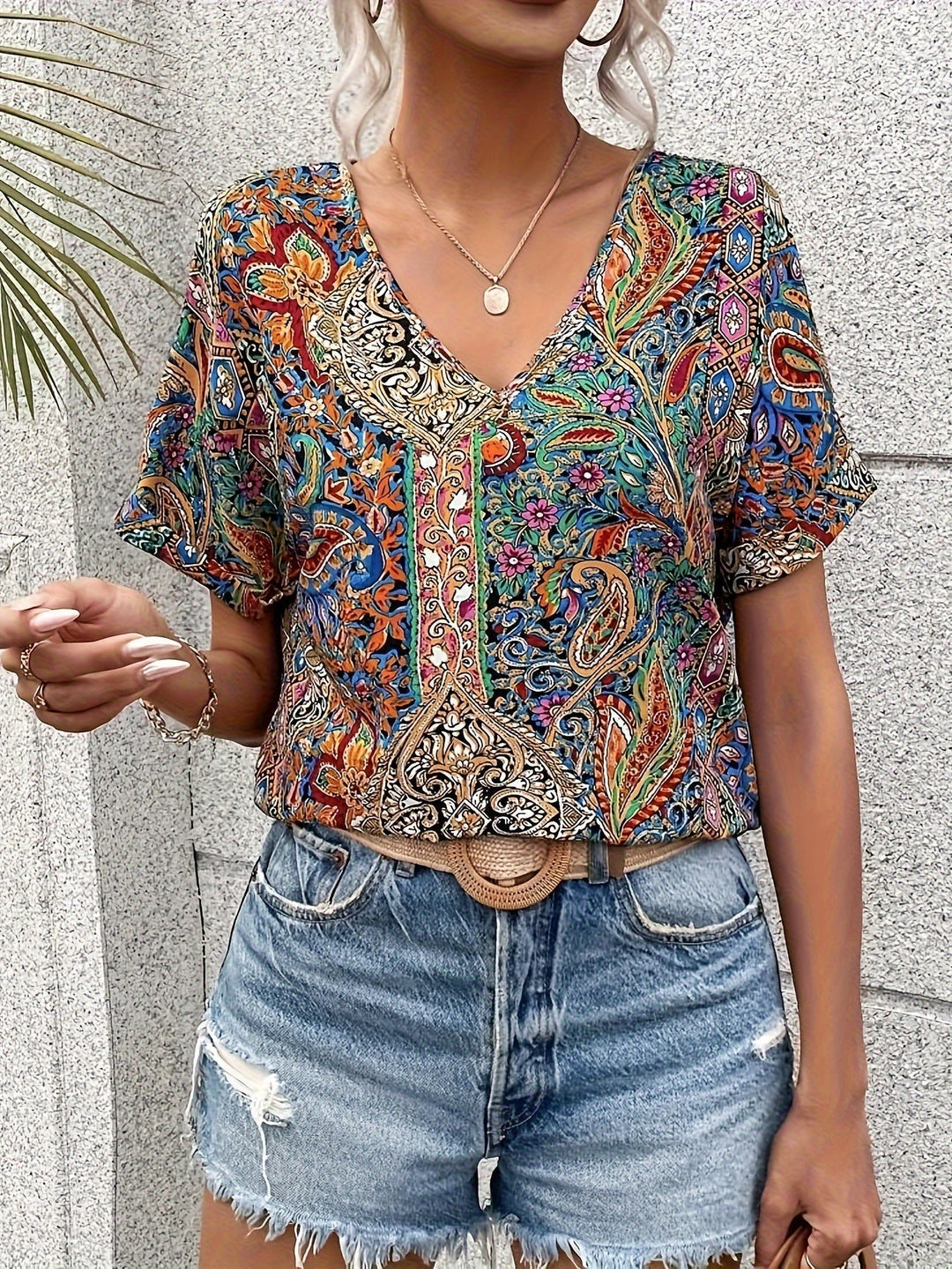 Khari™ - V-Neck Blouse
