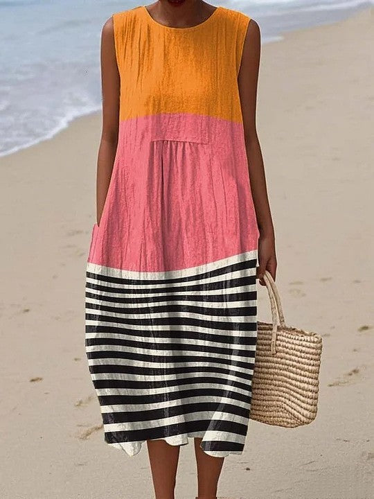Ylina - Color Block Dress