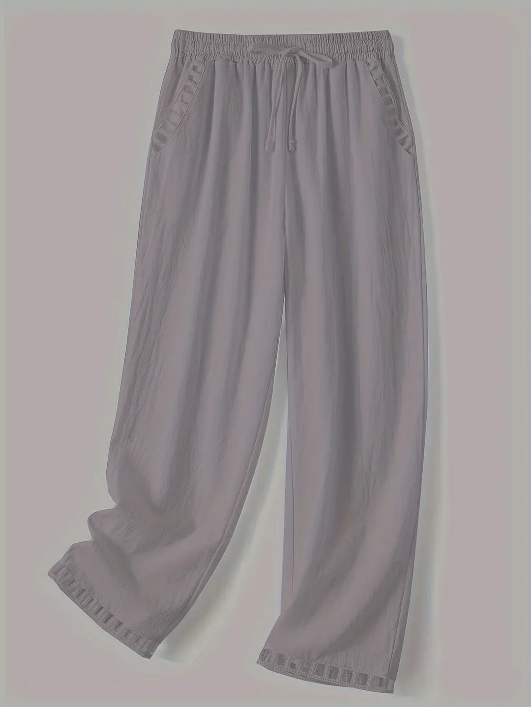 Vilma™ - Contrast Trim Cropped Pants