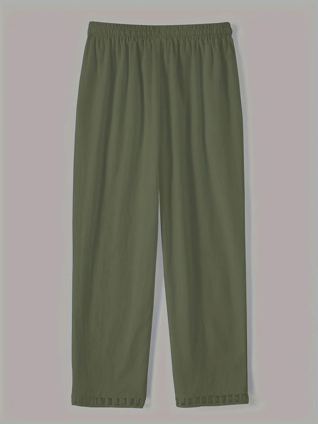 Vilma™ - Contrast Trim Cropped Pants