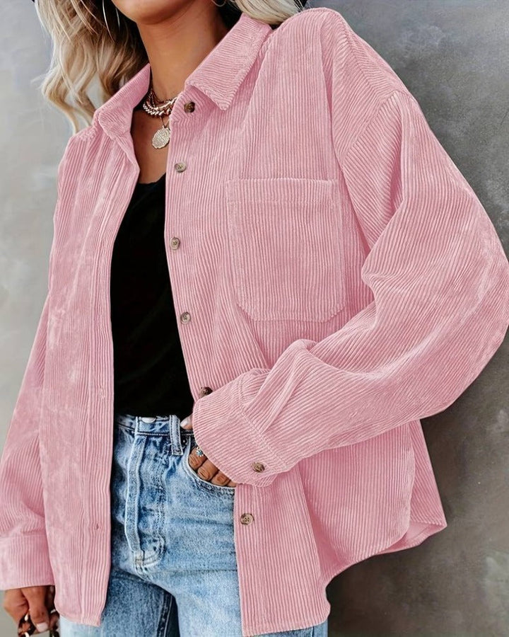 Gwen™ Vintage velvet shirt
