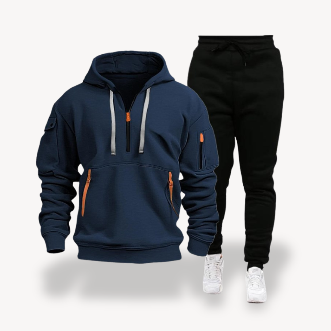 Asher™ - Multipocket Fleece Tracksuit