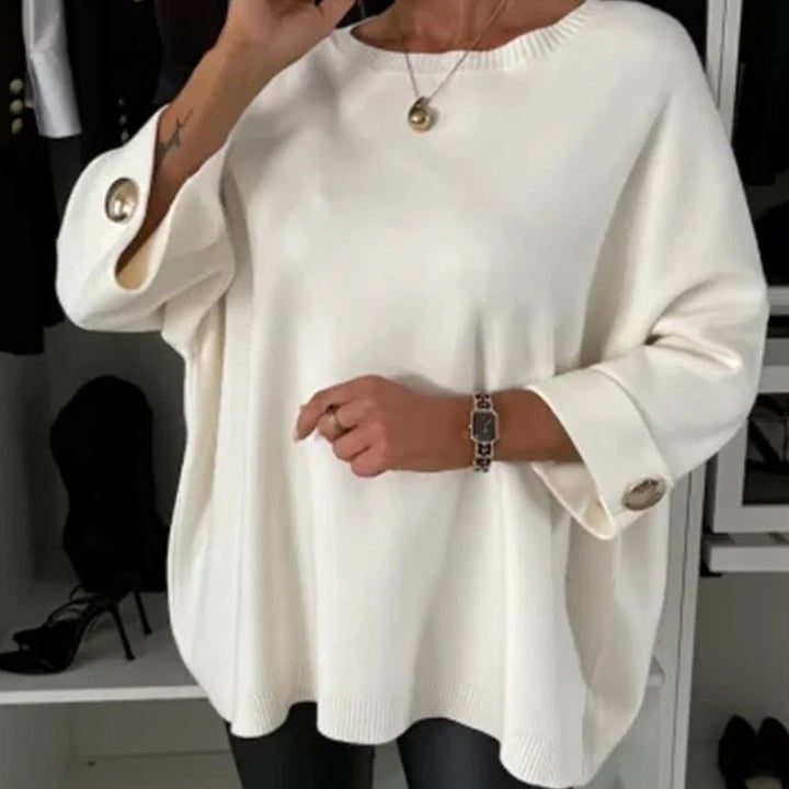 Lizzy™ - Elegant Button Sleeve Top