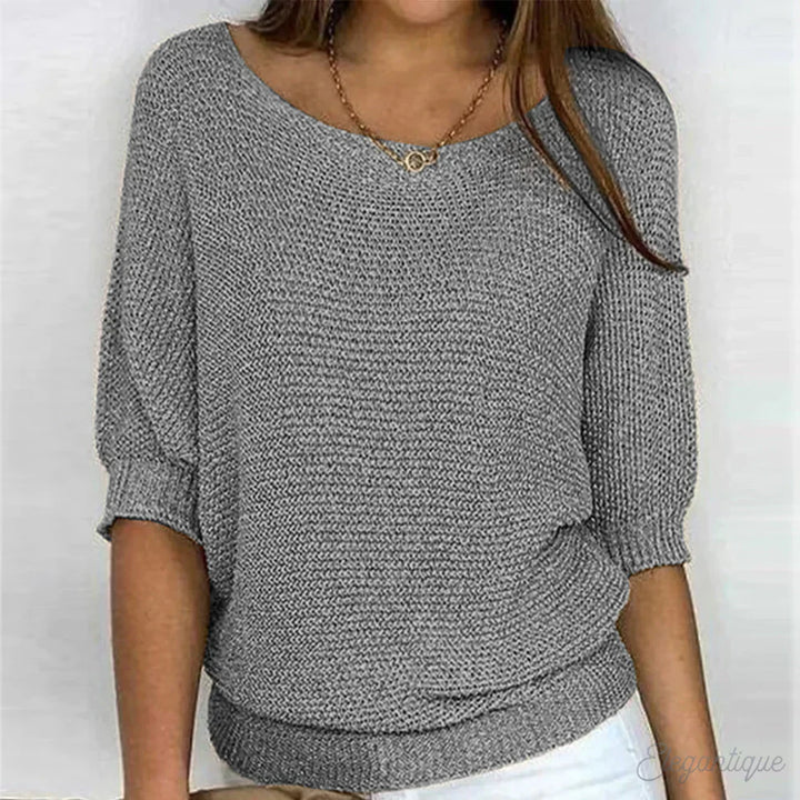 Sue™- Relaxed Knit Top