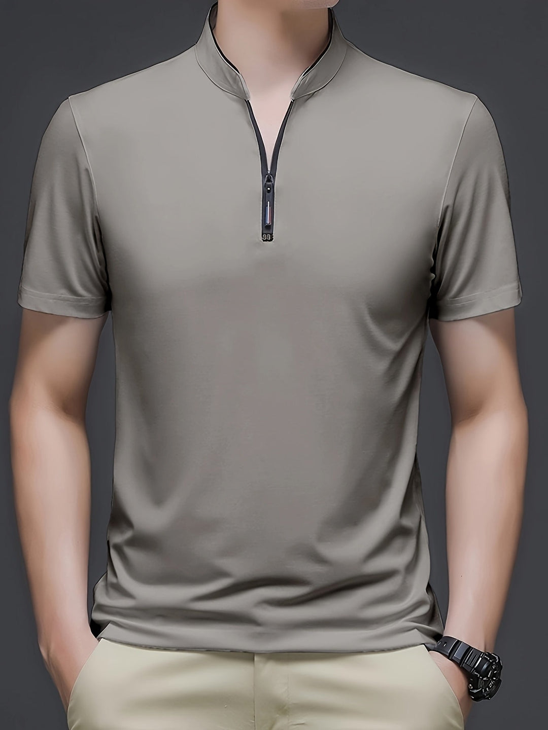 Matteo Technical Shirt – Anthracite