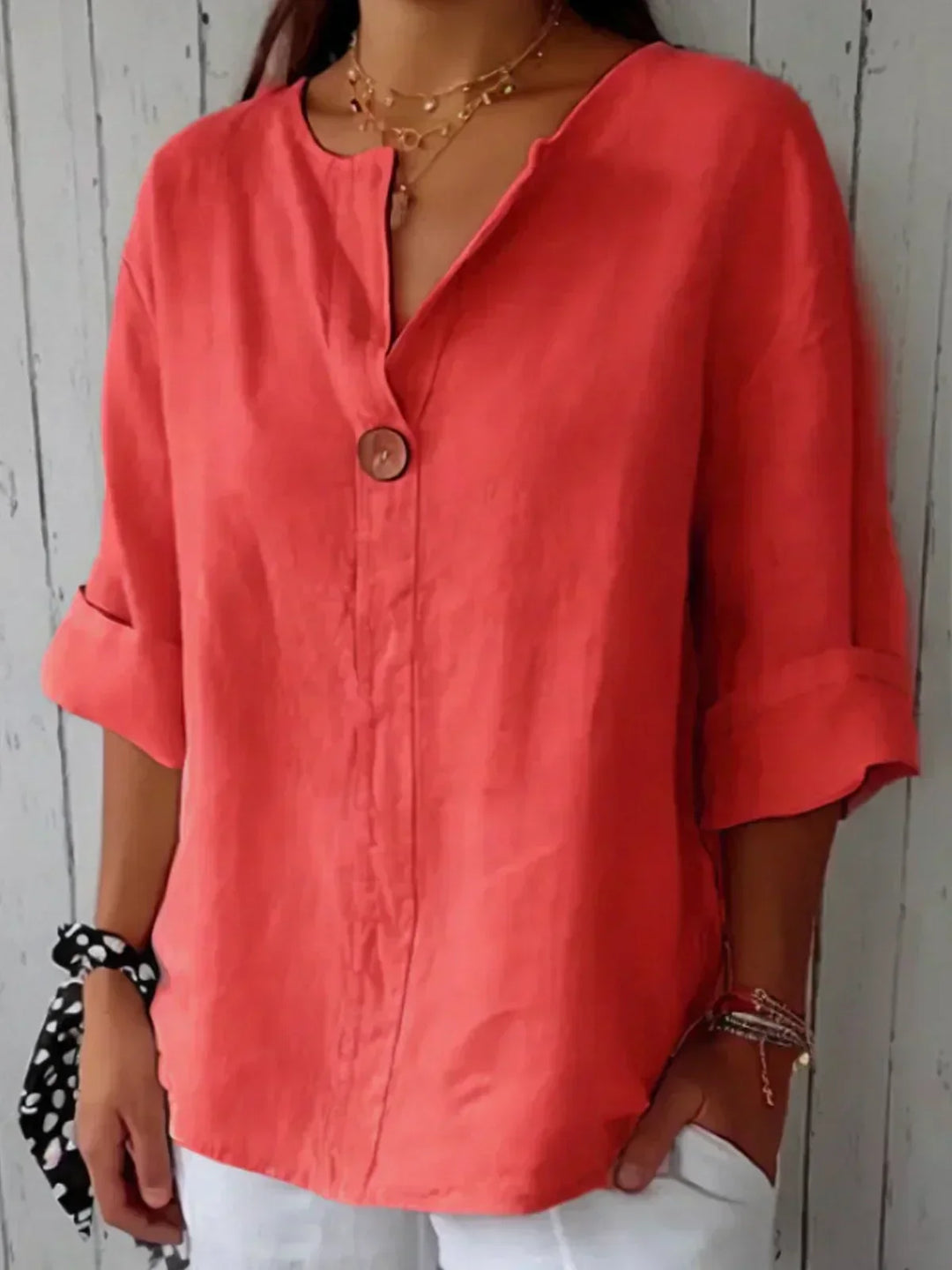 Juanita™ - Casual V-neck Blouse