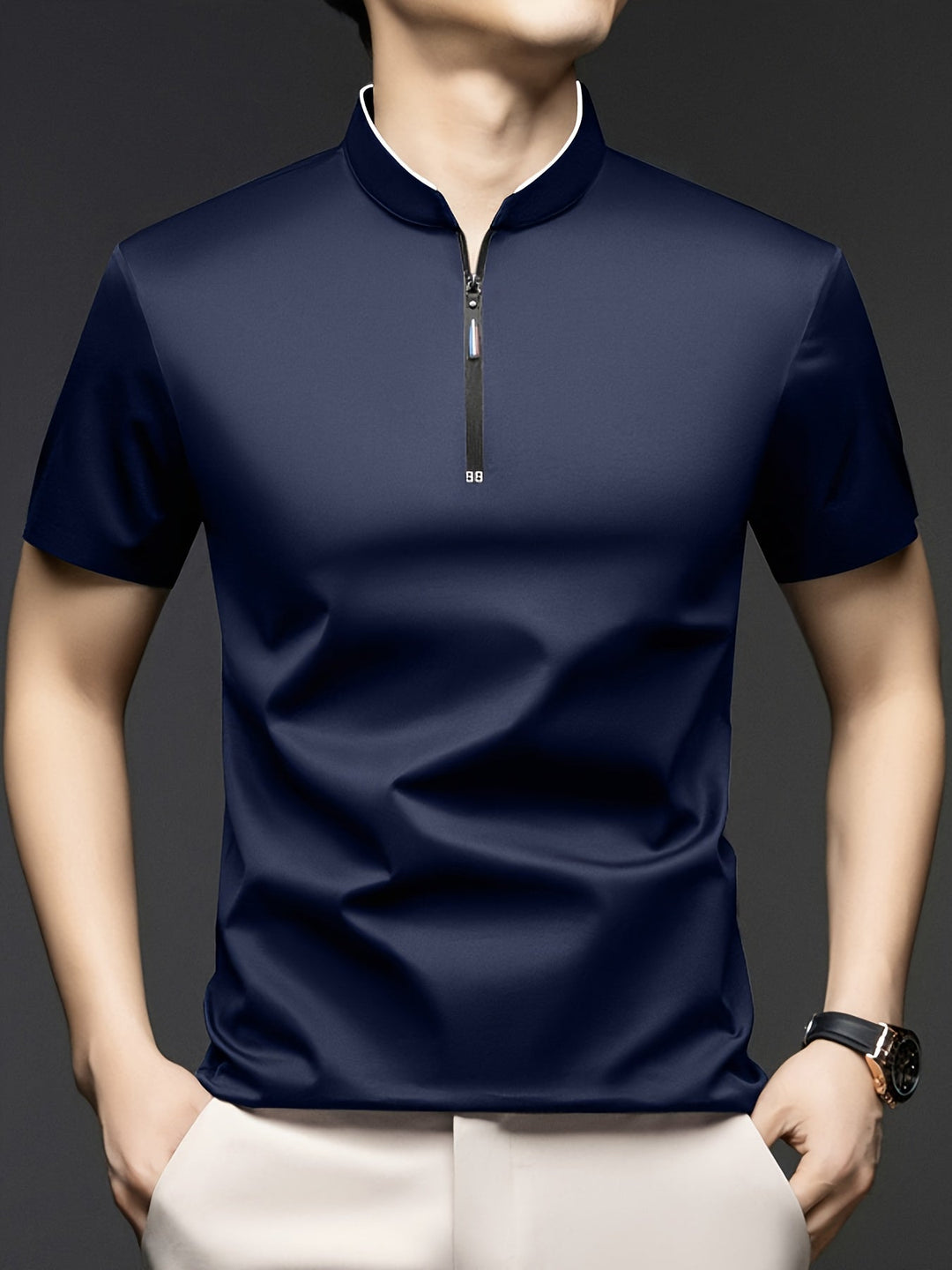 Matteo Technical Shirt – Anthracite