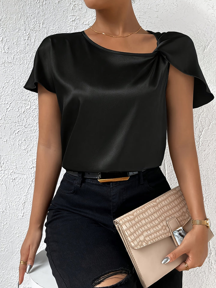 Gail™ - Trendy Top With Unique Shoulder Detail