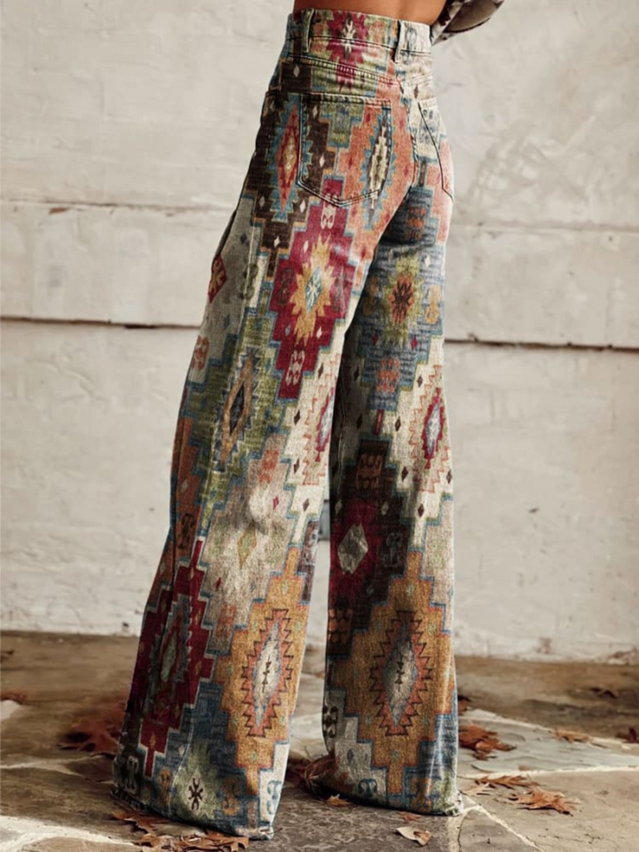 LÉA | Elegant and Modern Chevron Retro Trousers