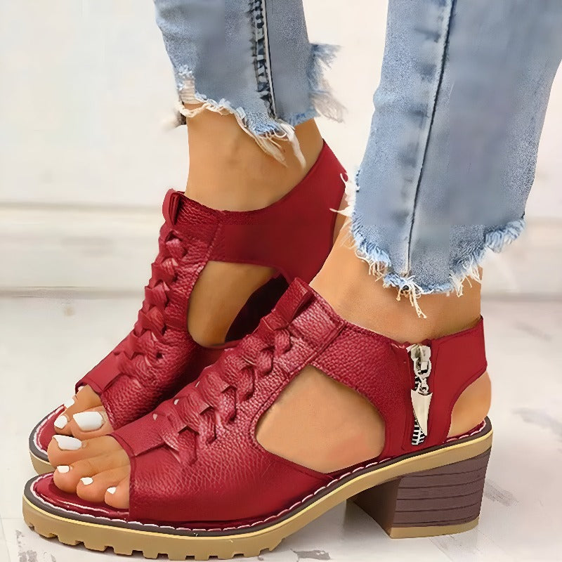 Danielle™ - Classic Leather Sandals