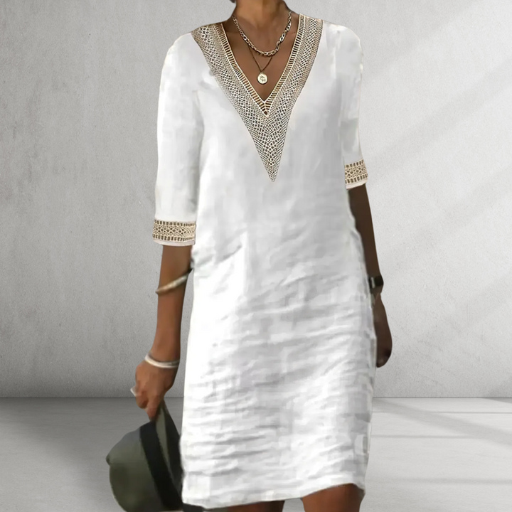Paige™ - Cotton Linen Summer Dress