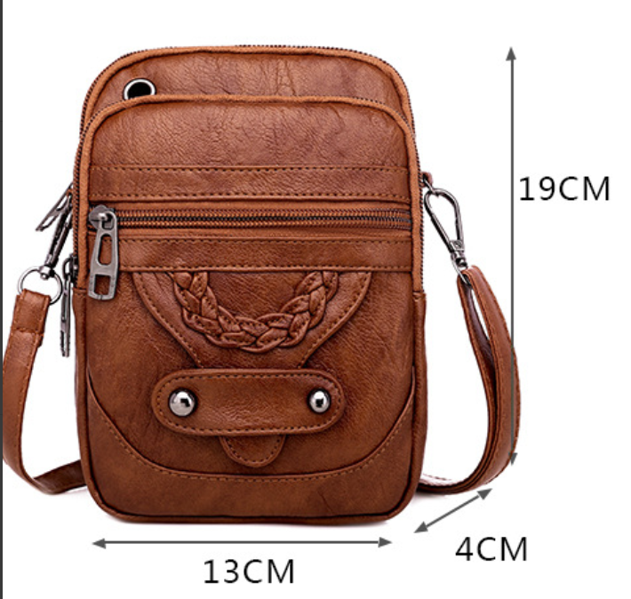 Carice - Borsa in Pelle Vintage
