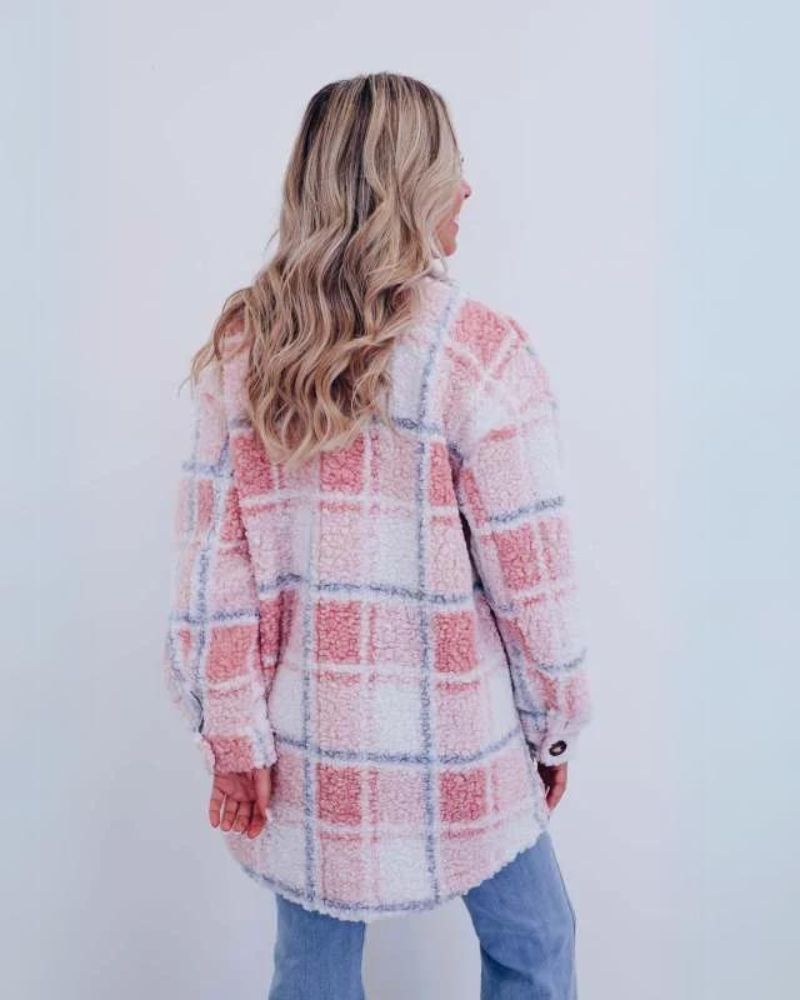 Casey™ - Fleece Plaid Jacket