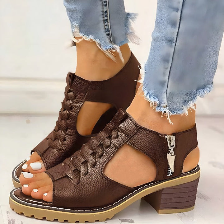 Danielle™ - Classic Leather Sandals