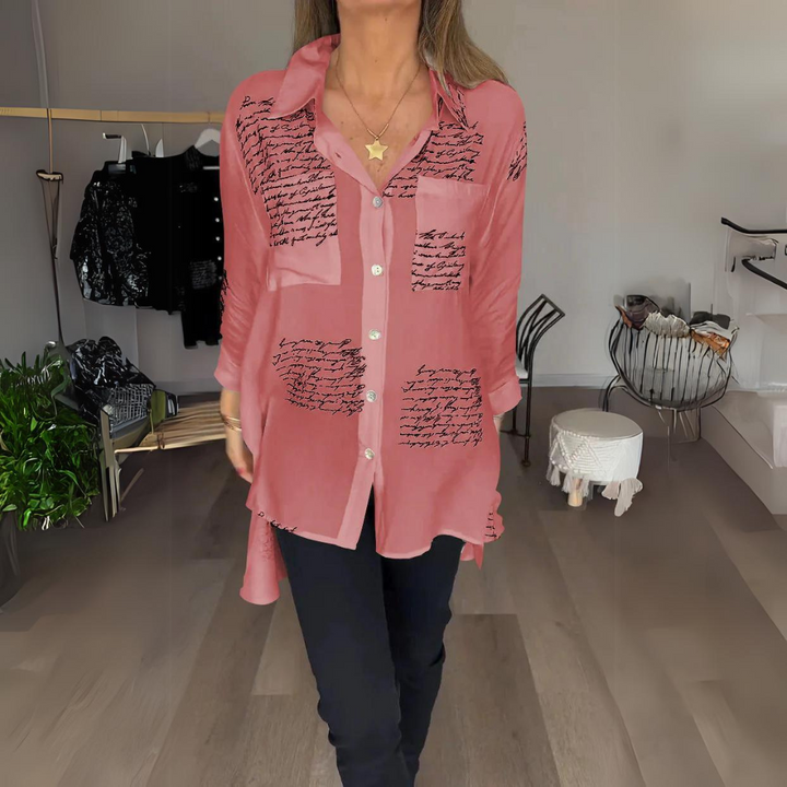 Juane™ - Handwritten Button-Up Shirt