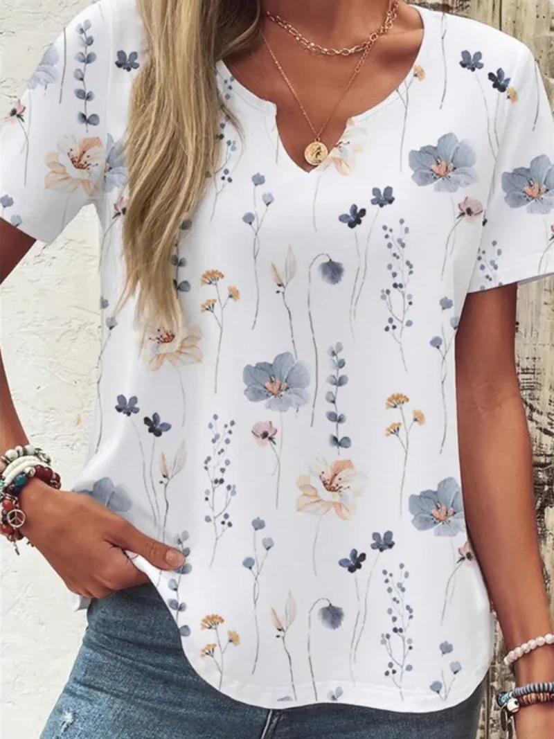 Avery™ - Floral Button-Up Blouse