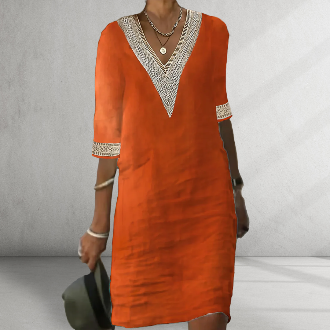 Paige™ - Cotton Linen Summer Dress