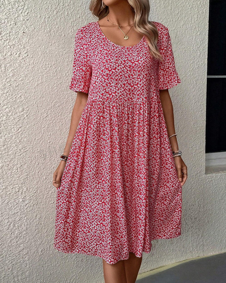 Clarisse™ - Floral Midi Dress