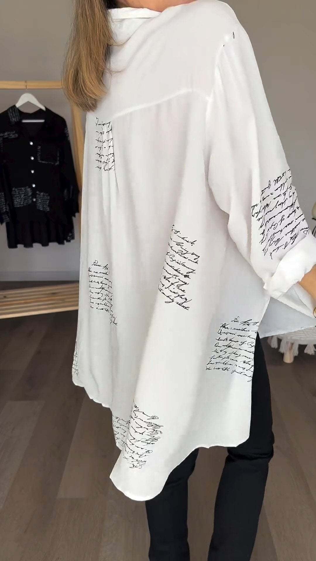 Juane™ - Handwritten Button-Up Shirt