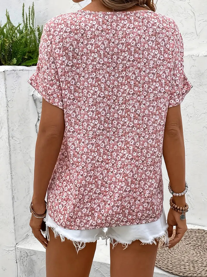 Avery™ - Floral Button-Up Blouse