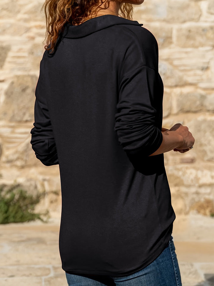 Carole™ - Chic Long-Sleeved Top